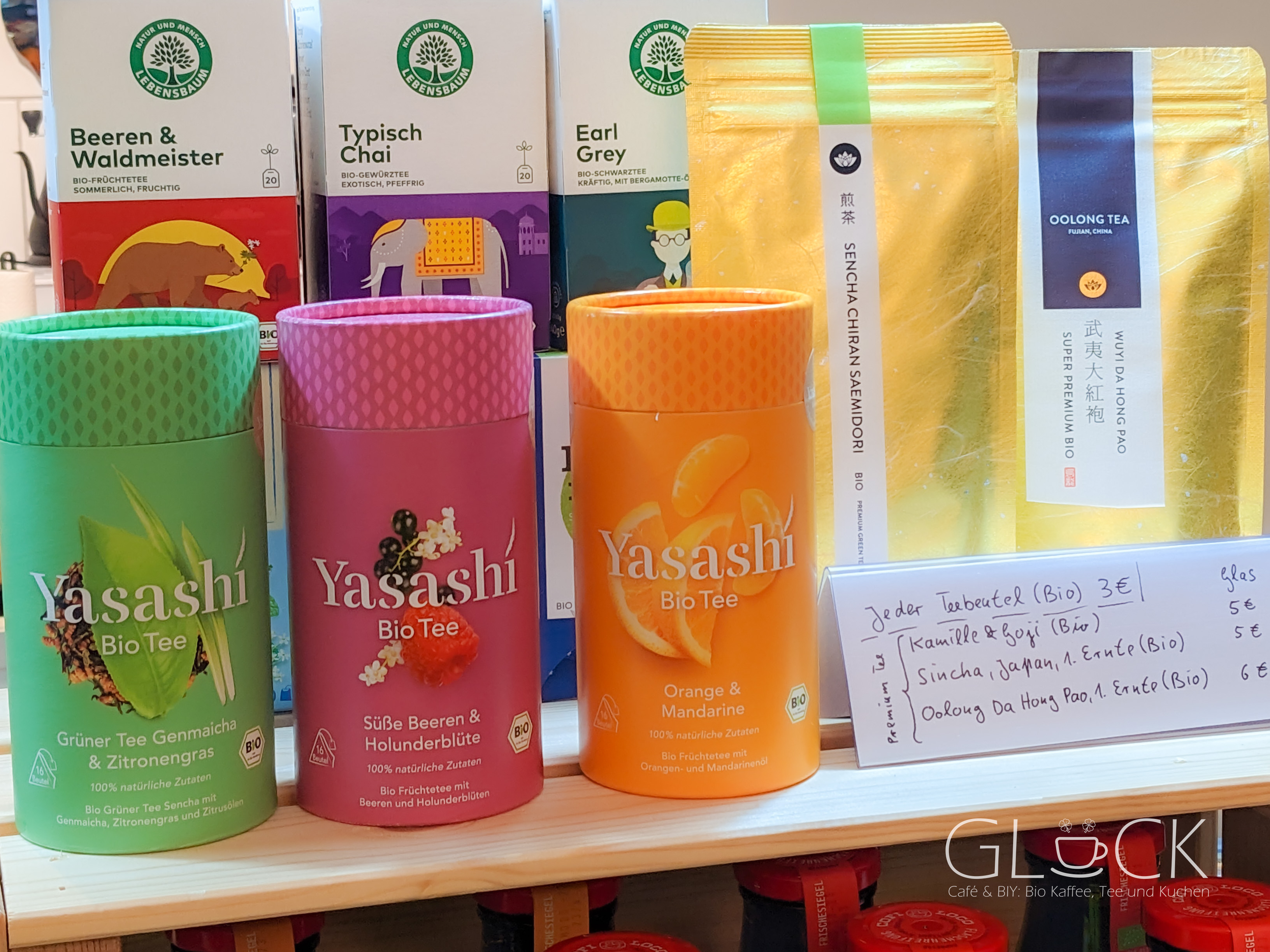 Teeauswahl Siegen Cafe